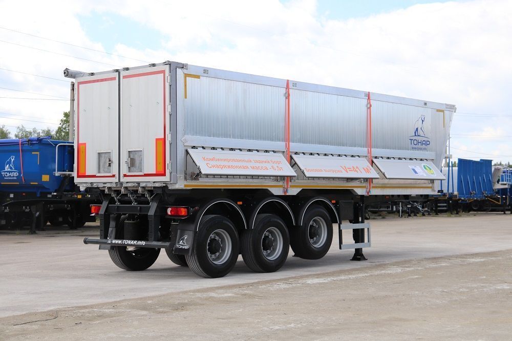 Полуприцеп-зерновоз Тонар-9594 с задней и боковой разгрузкой | GoodTruck